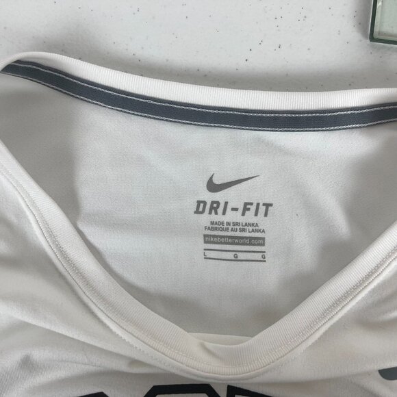 Nike Brown Bears Basketball T Shirt Womens L NCAA Ivy League College Dri Fit - Picture 4 of 4